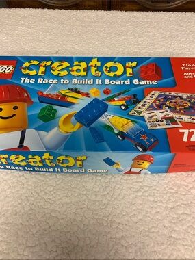 Lego Creator Board Game Flawless Like NEW The race to build with Lego’s game